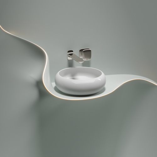 Раковина Ceramica Nova ELEMENT 36 см CN6050 накладная цвет белый - фото 5