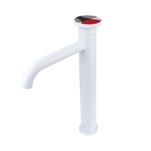 Смеситель Bronze de Luxe OMG! 9008W-R на раковину белый - фото 2