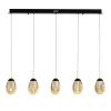Светильник подвесной Delight Collection MD25090022-5B matt black/champagne