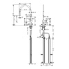 Смеситель для кухни Hansgrohe Talis M54 72803000 на мойку хром
