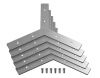 Соединитель Y-образный (5 шт.) Ambrella Light Profile System (Профиле Сыстем) GP8056