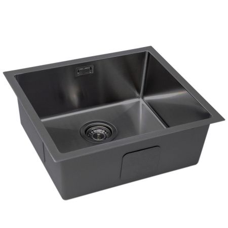 Кухонная мойка Grandex Aqua PROLINE 55 3002063 55х45 цвет серый поверхность матовая