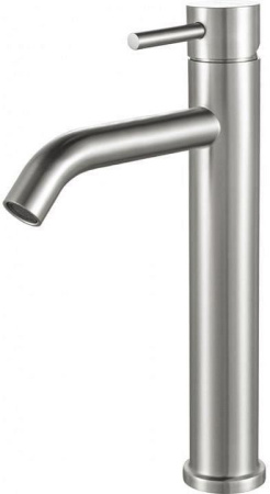 Смеситель Aquanet Steel AF210-11S на раковину сталь без термостата