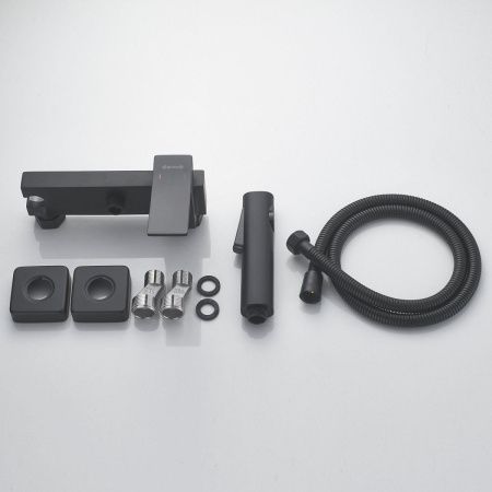 Гигиенический душ со смесителем Shevanik S4005H-1 черный