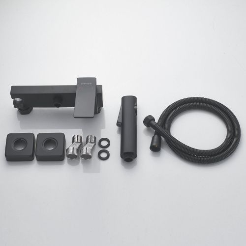 Гигиенический душ со смесителем Shevanik S4005H-1 черный - фото 4