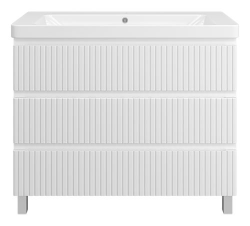 Тумба под раковину Brevita Victory VIC-07105-0103Я 101х45х73 напольная - фото 2