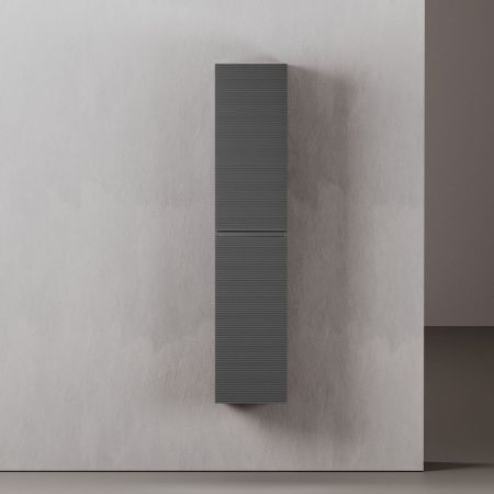 Шкаф-пенал Sancos FOLK PFL35GS 40х170 подвесной цвет серый