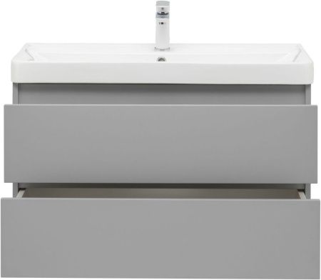 Тумба под раковину Aquanet Вега 2.0 00337962 90х50 подвесная цвет серый