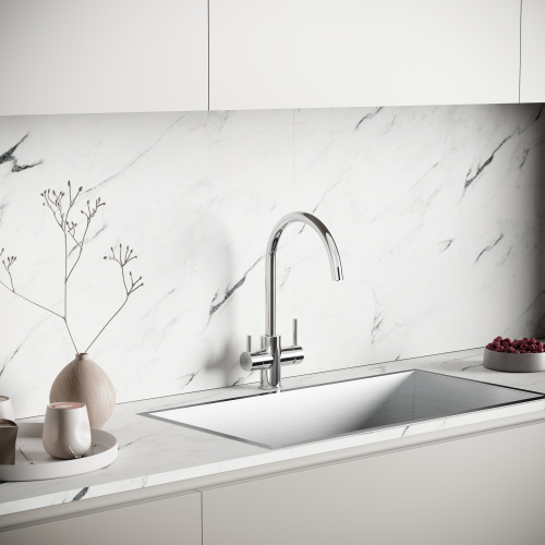 Смеситель для кухни Sancos Taper SC4012CH на мойку хром - фото 3