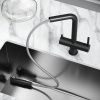 Смеситель для кухни Sancos Spin SC4015MB на мойку черный