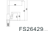 Смеситель для кухни Fmark FS26429 на мойку сатин