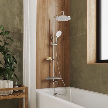 Душевая стойка Milardo Ideal Spa ILSSBTHM06 настенная цвет хром