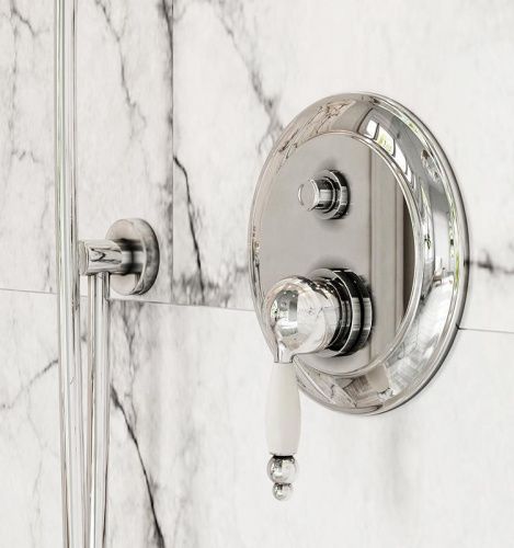 Смеситель для ванны и душа Webert Dorian DO860101015 настенный хром - фото 4