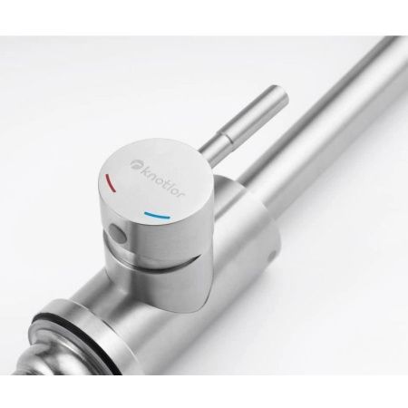 Смеситель для кухни Knotlor STREAMLINE SS-01 на мойку нержавеющая сталь