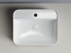 Раковина из сантехнического фарфора Ceramica Nova ELEMENT CN5015 50х40 накладная цвет белый 1 отверстие под смеситель