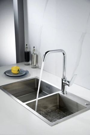 Смеситель для кухни Knotlor MUSE KN-61 на мойку хром