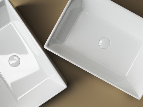 Раковина Ceramica Nova ELEMENT 59 см CN5013 накладная цвет белый - фото 3