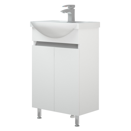 Тумба под раковину Corozo Джуно SD-00000691 46х30х85 цвет белый - фото 4