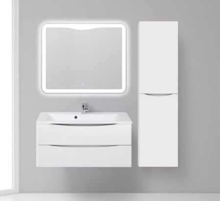 Шкаф-пенал BelBagno Fly-Marino FLY-MARINO-1500-2A-SC-BO-P-R 40х150 подвесной цвет белый