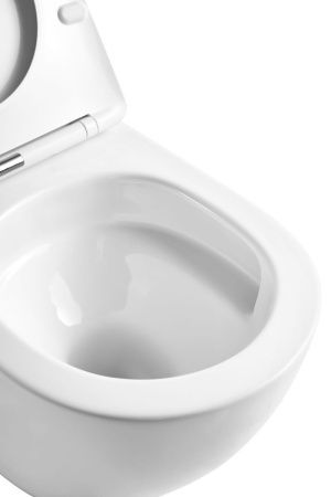 Унитаз подвесной Taliente Amato Tornado 3 AM55003 белый с сиденьем микролифт безободковый смыв торнадо