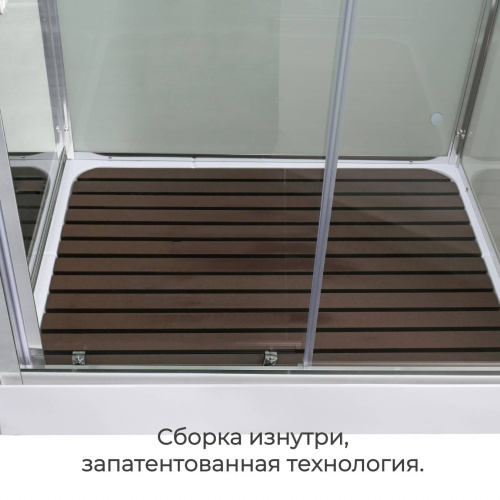 Душевая кабина AvaCan Z Z2912LED 120х90 прямоугольная с крышей ориентация универсальная - фото 5 Душевая кабина AvaCan Z Z2912LED 120х90 прямоугольная с крышей ориентация универсальная - фото 5