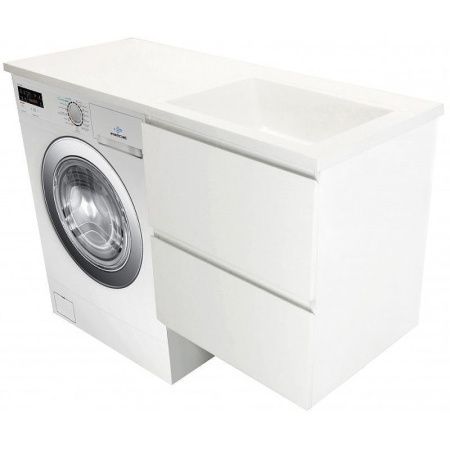 Тумба с раковиной Эстет Dallas Luxe 120 ФР-00001929 120х50 подвесная цвет белый