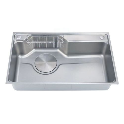 Кухонная мойка Fmark FSC7846L 78х46 цвет сатин поверхность матовая - фото 2