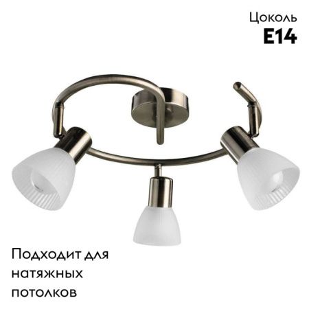 Спот Arte Lamp Parry (Парры) A5062PL-3AB