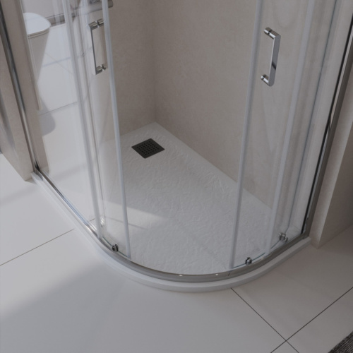 Душевой поддон BelBagno UNO TRAY-MR-UNO-RH-120/90-550-35-W-L-NO 120х90 искусственный мрамор белый - фото 3