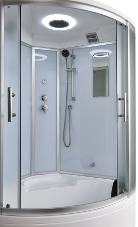 Душевой бокс Timo Standart T-6655SF 150х150 стекло матовое профиль хром