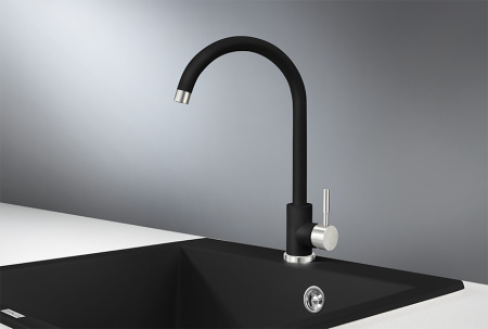 Смеситель для кухни Granula Standart ST-4031, ТУРМАЛИН на мойку турмалин