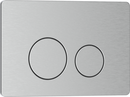 Клавиша смыва механическая Iberica Blanca INOX-O IB.B081.003.002 цвет серый