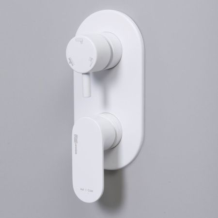 Смеситель для душа Wasserkraft Mindel 8500 8571 встраиваемый в стену белый