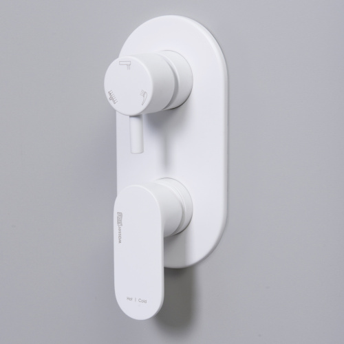 Смеситель для душа WasserKRAFT Mindel 8500 8571 встраиваемый белый - фото 3