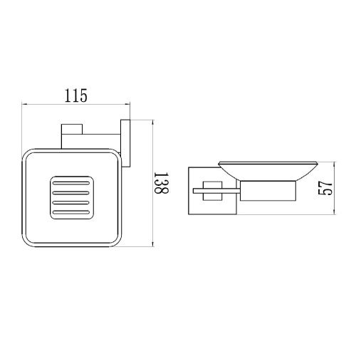 Мыльница Savol S-06559Q - фото 3
