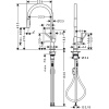 Смеситель для кухни Hansgrohe Talis M54 72800000 на мойку хром