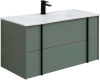 Тумба под раковину Allen Brau Reality 1.32007.CGM 100х46х50 подвесная цвет зеленый/серый