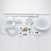 Душевая стойка Rose R3936C настенная цвет белый
