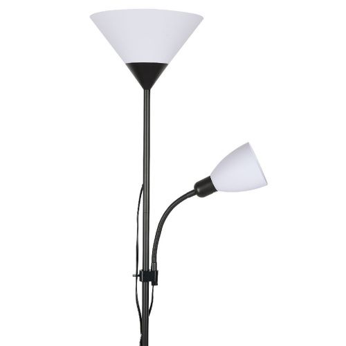 Торшер Uniel UML-T520 E27+E14 BLACK/WHITE - фото 3