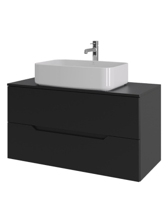 Тумба с раковиной Orange Line Li-100TubMDF+B07-600W 100,5х46х68,5