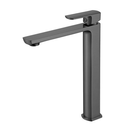 Смеситель для раковины Vincea Next VBF-1N2GM на столешницу вороненая сталь