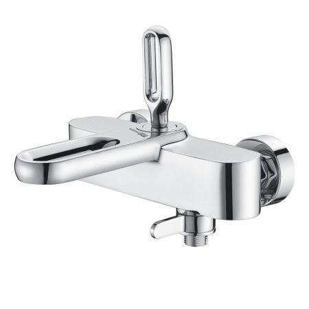 Смеситель для ванны Wasserkraft Kammel 1800 1801 настенный хром