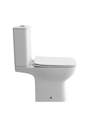 Унитаз напольный с бачком BelBagno ROMANO BB2803CP/T-TOR/SC белый с сиденьем микролифт безободковый смыв торнадо - фото 4