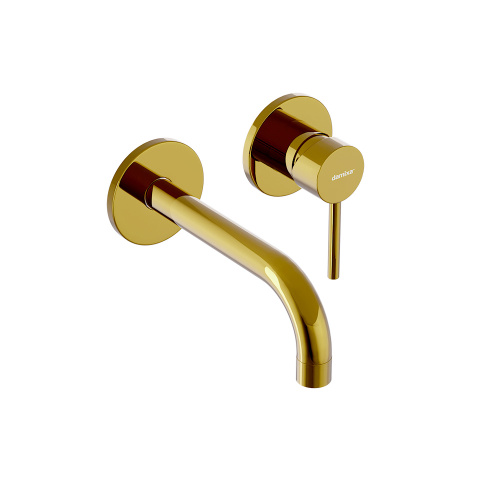 Смеситель Damixa Scandinavian Pure 360260600 встраиваемый в стену золото