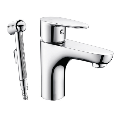 Комплект: смеситель с гигиеническим душем WasserKRAFT Leine 3500 3508 хром - фото 4