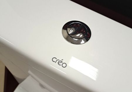 Унитаз напольный с бачком Creo Сeramique ARCHILITE COMBO-AS1003/ARL1002/AS1001T белый с сиденьем с микролифт душевой смыв