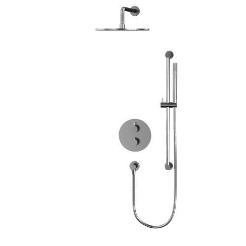 Душевая система Whitecross Y brushed nickel YSET09NIB встраиваемая - фото 2
