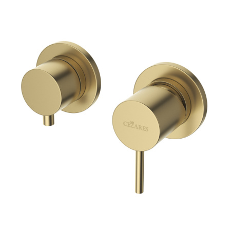 Смеситель Cezares LEAF LEAF-VDIM3-D-L-SR встраиваемый золото