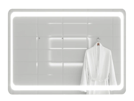 Зеркало с подсветкой 1MarKa Eco У52208 80х70 подвесное