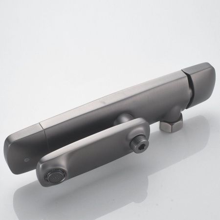 Душевая стойка Rose R3936T настенная цвет оружейная сталь